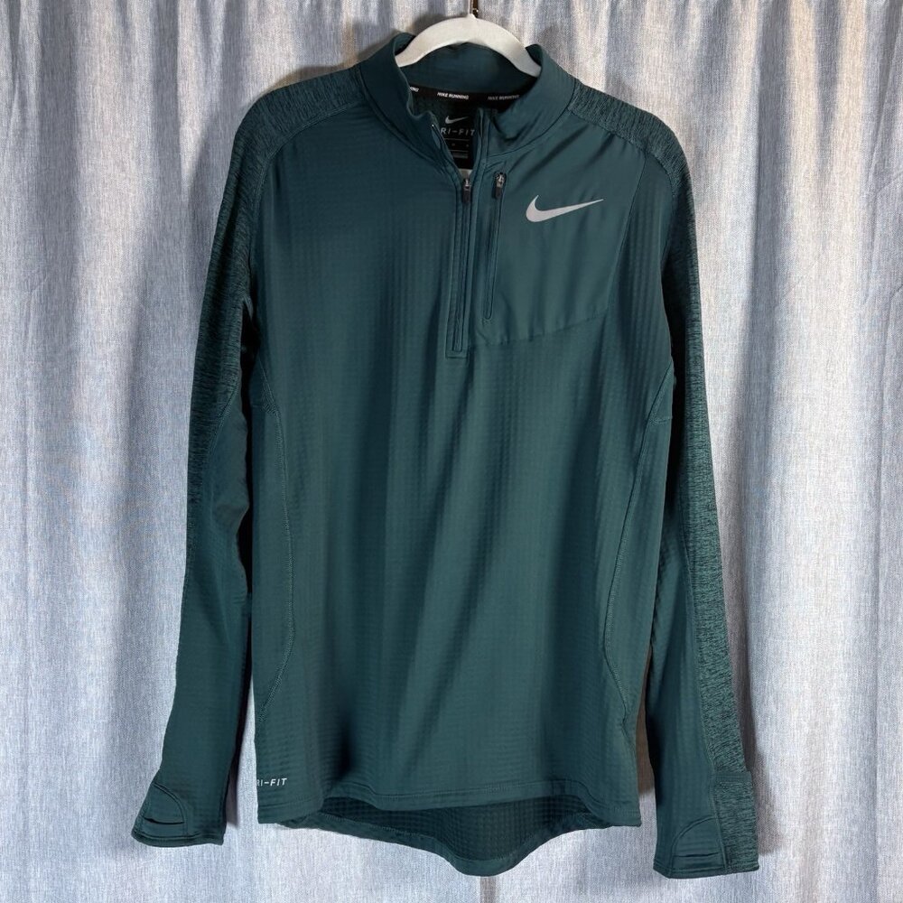 Nike Green Long Sleeve Pullover